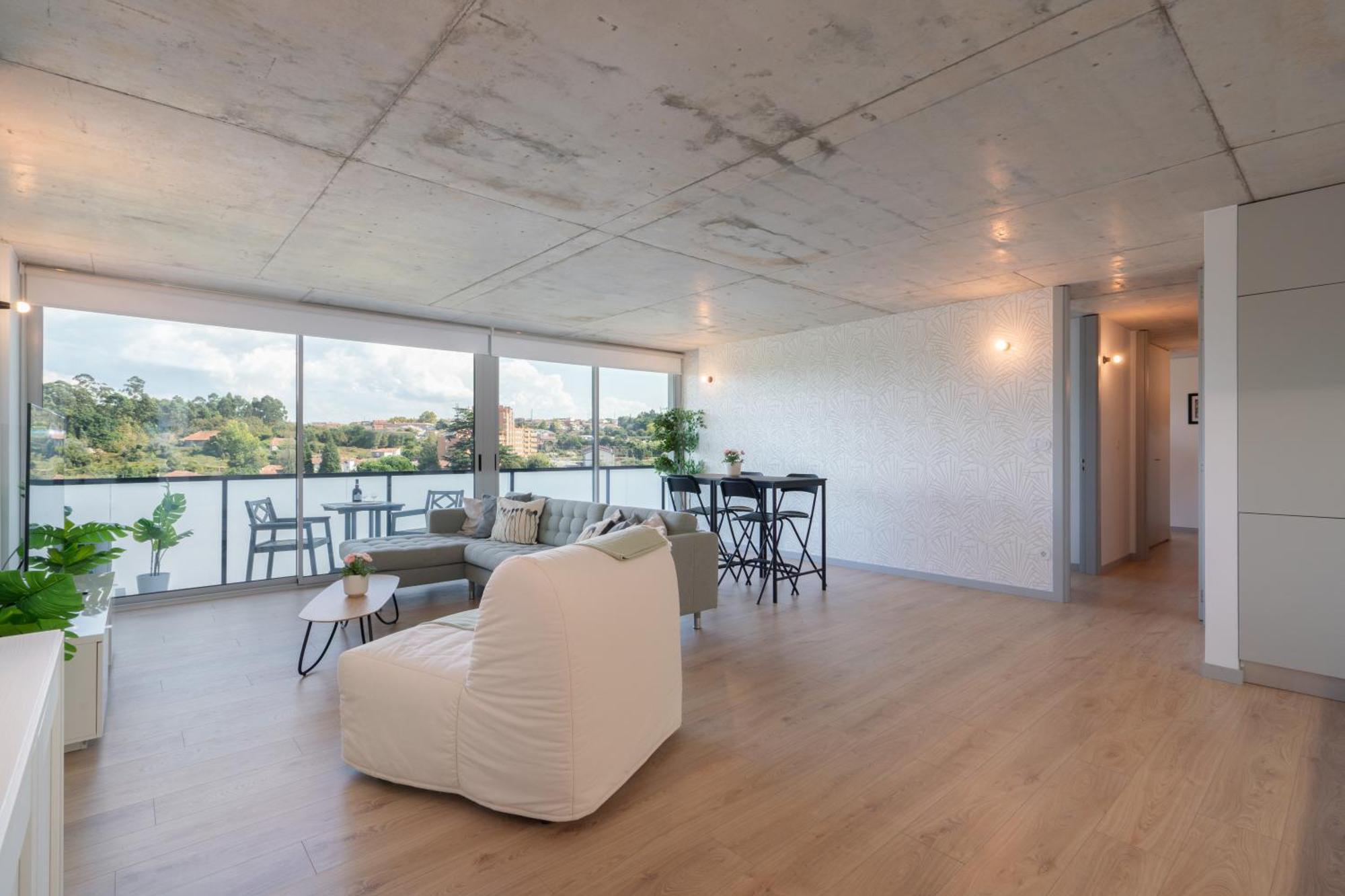 Host Wise - Luxurious Impressive Apartment - Balcony And Pool Vila Nova de Gaia Room photo